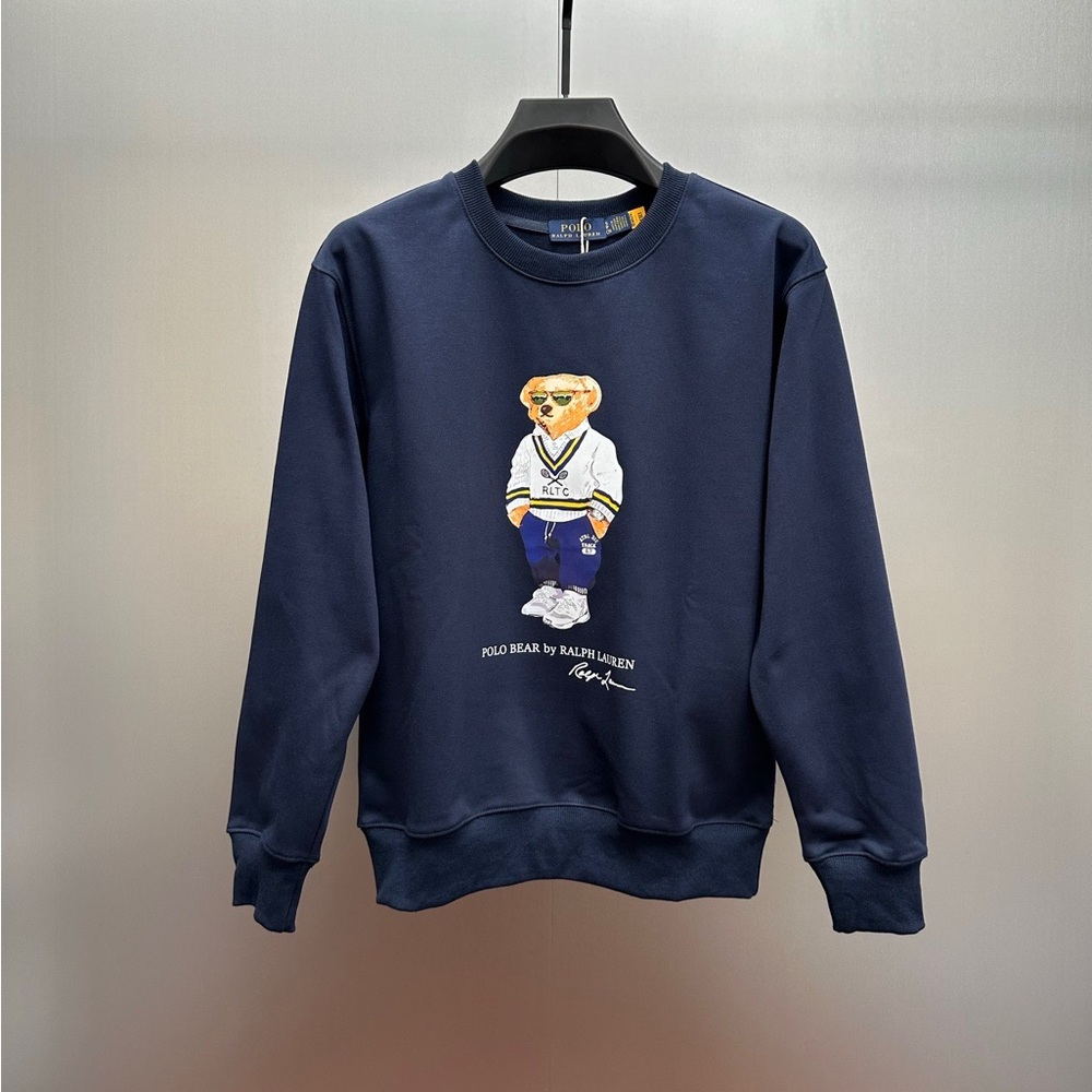 Polo by Ralph Lauren Navy Sweatshirt with Bear Design